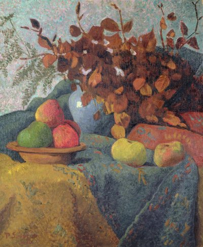 Almacsendélet és őszi levelek, 1910 alkotó: Paul Sérusier