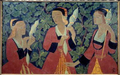 Paul Serusier (1863-1927) A három fonó festménye, 1918 Bresti Szépművészeti Múzeum alkotó: Paul Sérusier