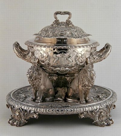 Soup Tureen, Rundell, Bridge és Rundell alkotó: Paul Storr