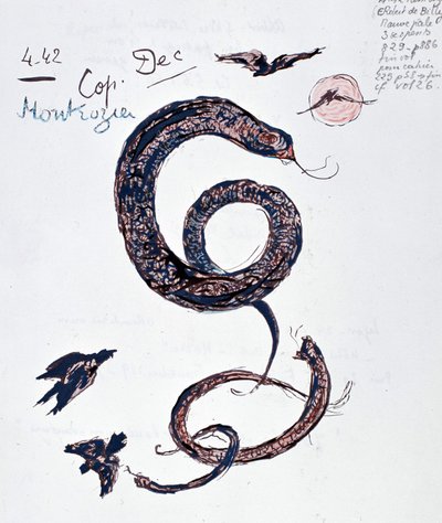 Kígyók – Paul Valéry rajza alkotó: Paul Valery
