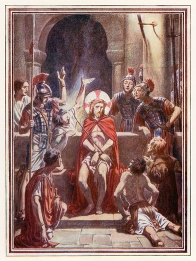 A töviskorona (színes litográfia) alkotó: Paul Vincent Woodroffe