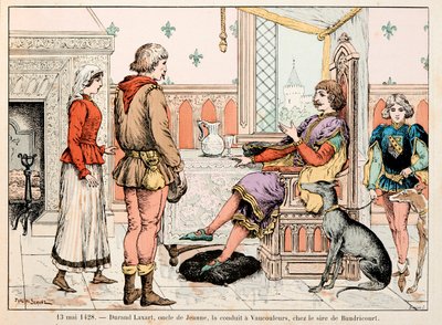 Illusztráció Theodore Cahu „” Jeanne d