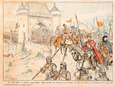 Az illusztráció Theodore Cahu "" Jeanne d