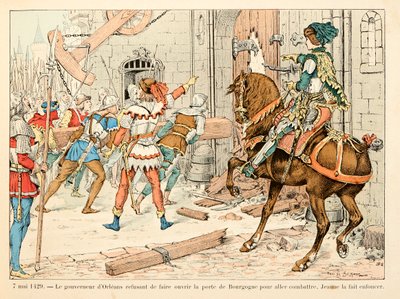 Illusztráció Theodore Cahu "" Jeanne d