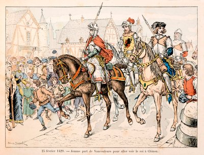 Illusztráció Theodore Cahu „” Jeanne d