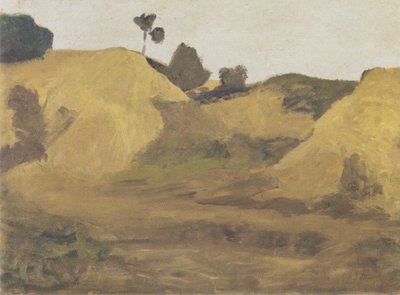 Landschaft am Weyerberg alkotó: Paula Modersohn-Becker