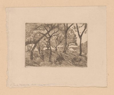 erdő kilátás alkotó: Paula Modersohn Becker (signed by artist)