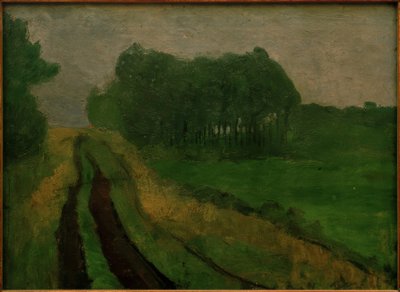 Esti táj fenyőfákkal alkotó: Paula Modersohn Becker