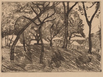 Táj a fákkal alkotó: Paula Modersohn Becker