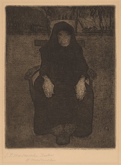 Ülő öregasszony alkotó: Paula Modersohn Becker