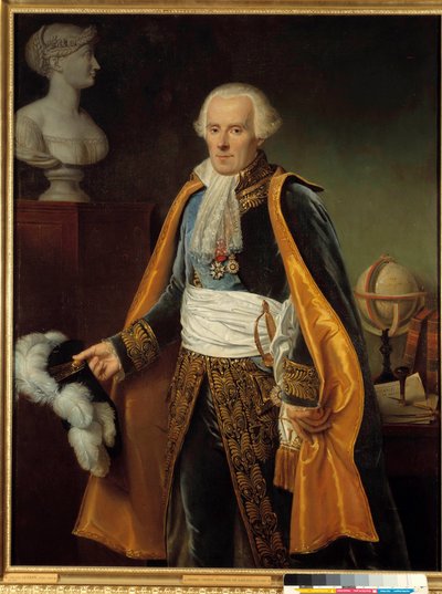 Pierre Simon, Marquis de Laplace (La Place) portréja (1745-1827) Paulin Guerin csillagász festménye (1783-1855) 19. század V. 1,46 x 1,13 m alkotó: Paulin Jean Baptiste Guerin