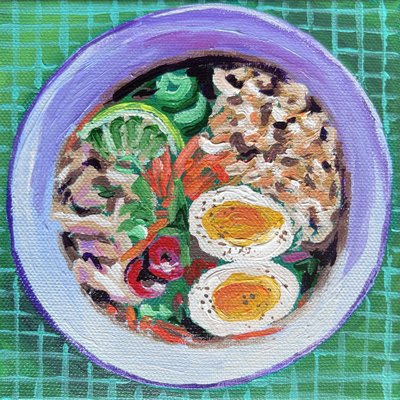 Színes ramen-tál alkotó: Pauline Wegman | Key and Sea Creative
