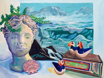 Eklektikus tengeri csendélet alkotó: Pauline Wegman | Key and Sea Creative