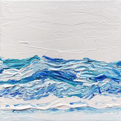 Texturált óceáni hullámok alkotó: Pauline Wegman | Key and Sea Creative