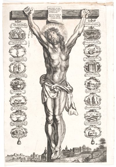 Krisztus a kereszten alkotó: Paulus Pontius