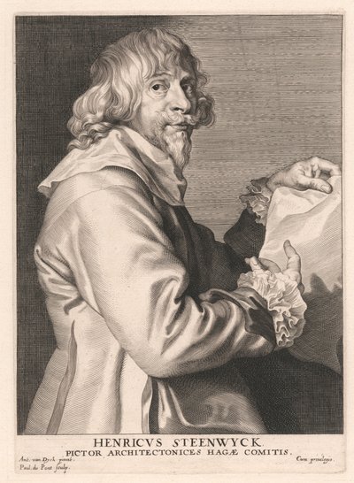 Henricus Steenwyck, a hágai gróf építészeti festője alkotó: Paulus Pontius