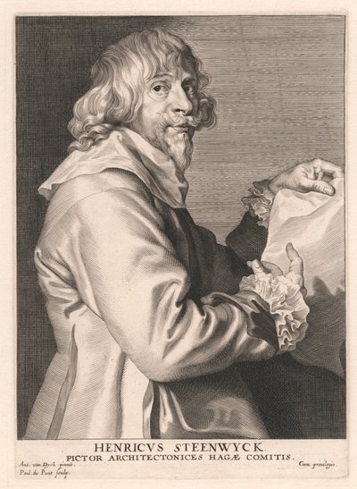Henricus Steenwyck, a hágai gróf építészeti festője alkotó: Paulus Pontius
