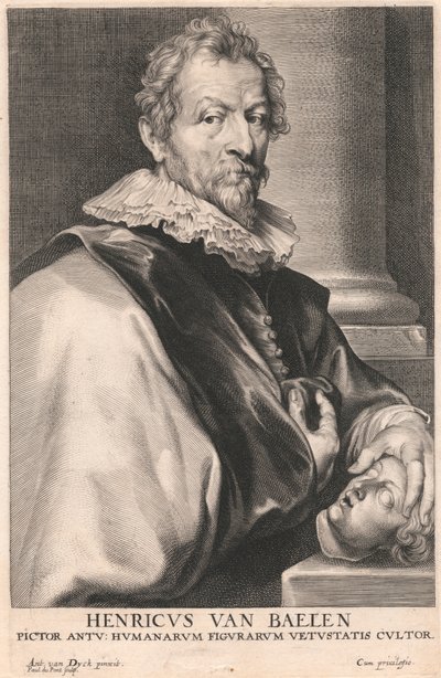 Henry van Baelen, Antu festő; Az ókor emberalakjainak művelője alkotó: Paulus Pontius