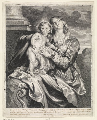 Mária a gyermek Jézussal alkotó: Paulus Pontius