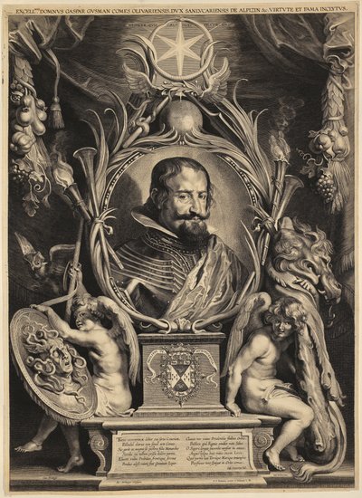 Gaspar de Guzmán, Olivares grófjának portréja alkotó: Paulus Pontius