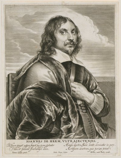 Johannes de Heem portréja alkotó: Paulus Pontius