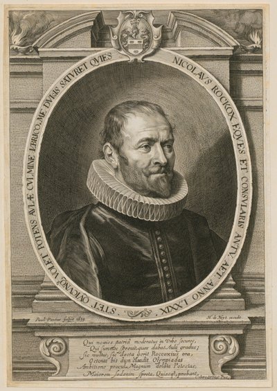 Nicolaus Rockox, Antwerpen polgármesterének portréja alkotó: Paulus Pontius