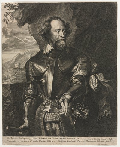 Henrik, van den Berghe gróf portréja. alkotó: Paulus Pontius