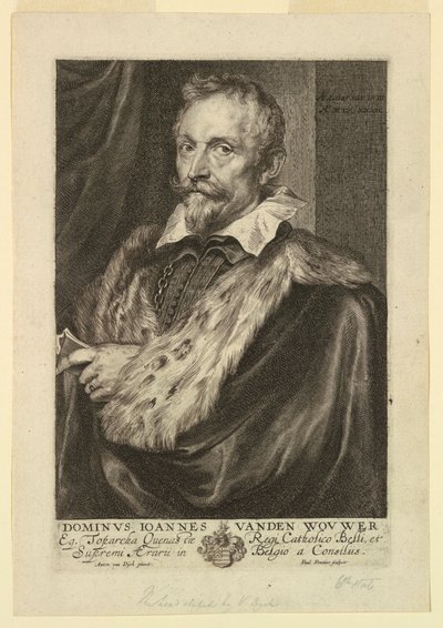 Jan van der Wouwer portréja az Emberek Hercegei Ikonjaiból alkotó: Paulus Pontius