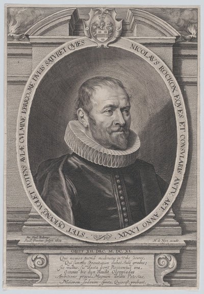 Nicholaes Rockox portréja, 1639., 1639. alkotó: Paulus Pontius