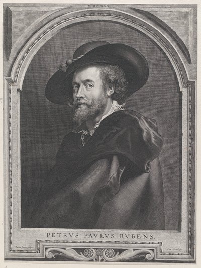 Peter Paul Rubens portréja, 46 éves, 1630., 1630. alkotó: Paulus Pontius
