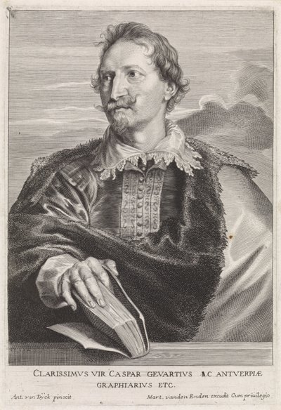 Jan-Gaspar Gevartius jogász portréja alkotó: Paulus Pontius