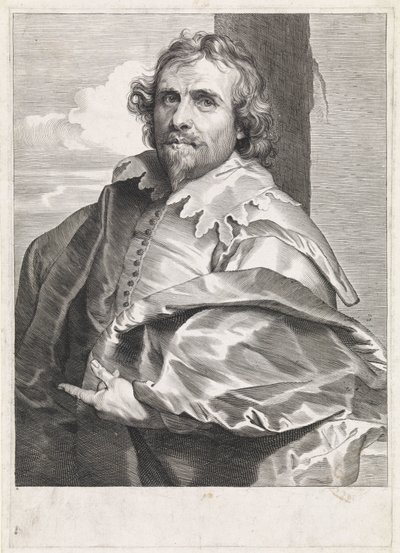 Daniël Mijtens (I) festő portréja alkotó: Paulus Pontius