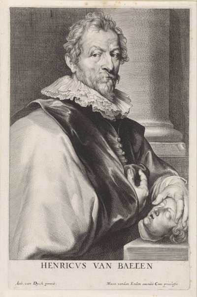 Hendrik van Balen (I) festő portréja alkotó: Paulus Pontius