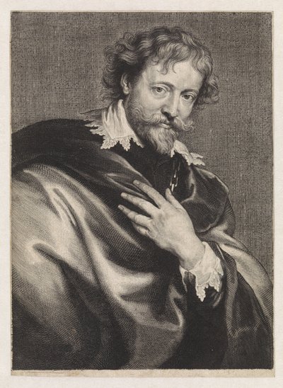 Peter Paul Rubens festő portréja alkotó: Paulus Pontius