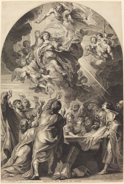 A Szűz mennybemenetele alkotó: Paulus Pontius, after Sir Peter Paul Rubens