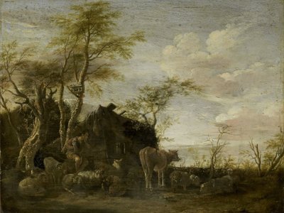 Pásztorkunyhó alkotó: Paulus Potter