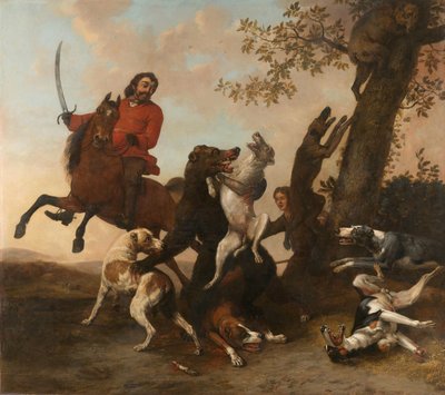 Medvevadászat alkotó: Paulus Potter