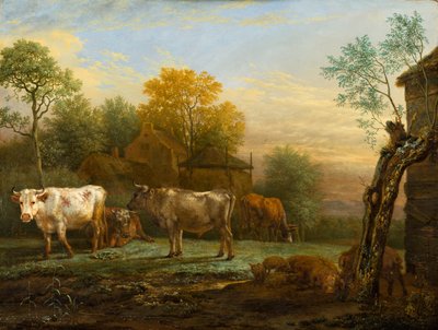 Szarvasmarhák a mezőn alkotó: Paulus Potter