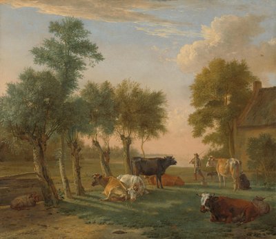 Tehenek a réten egy farm közelében Tehenek a réten egy farm közelében alkotó: Paulus Potter