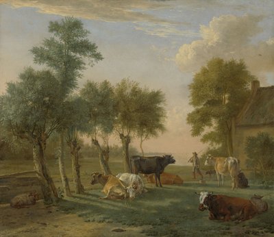 Tehenek a réten egy farm közelében, 1653 alkotó: Paulus Potter