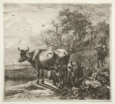 A tehénpásztor. alkotó: Paulus Potter