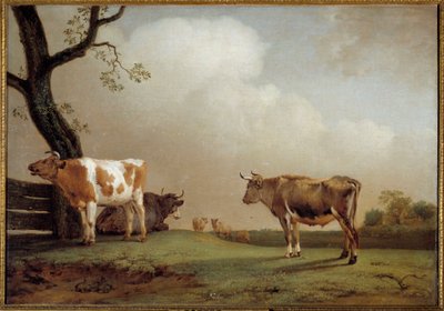 A rét Tehéncsorda egy elő. Paul Potter (1625-1654) festménye 1652 V. 0,84x1,21 m alkotó: Paulus Potter