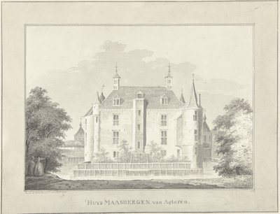 A Maarsbergen-ház hátulról alkotó: Paulus van Liender