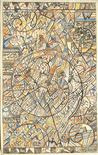 Az Univerzum képlete, 1920-1922 alkotó: Pavel Nikolayevich Filonov