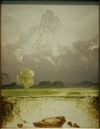 Stetind-hegy nyírfával alkotó: Peder Balke