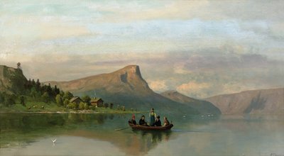 Nordfjordból (olaj, vászon) alkotó: Peder Cappelen Thurmann