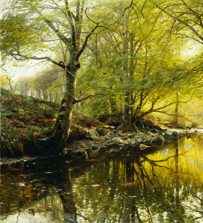 Erdős folyó táj alkotó: Peder Monsted