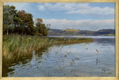 Nyári nap a tónál alkotó: Peder Monsted
