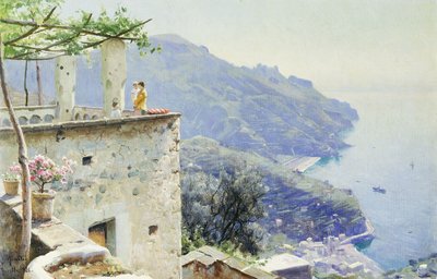 A Ravello-partvonal alkotó: Peder Monsted