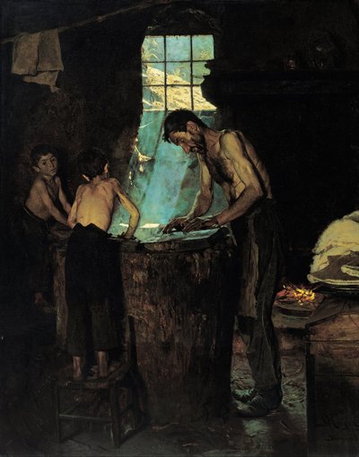 Olasz falusi kalaposok alkotó: Peder Severin Krøyer